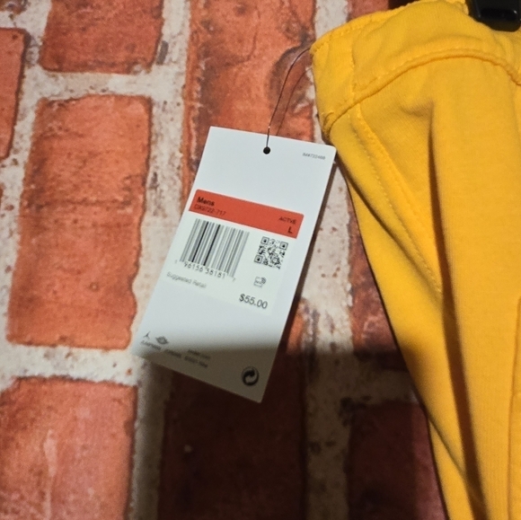 NIKE Air Jordan MVP Shorts Yellow Mesh Sundial Basketball Men's Size Large - Picture 5 of 7